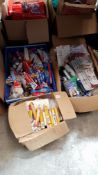 (R6L) Contents Of 2 Boxes : Mixed Household /Health / Care Items To Include Lockets, Colgate Toothp