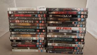 31 X Mixed DVDÕs (All New /Sealed) . To Include Star Wars The Force Awakens, The Dam, Bad Neighbour