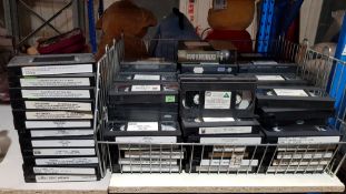 (R7C) A Quantity Of Original VHS Videos (No Cases). To Include Band Of Brothers, Star Wars, Dune, E