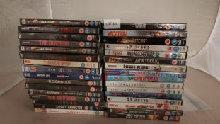 32 X Mixed DVDÕs (All New / Sealed). To Include The Nice Guys, Fantastic 4, Classroom, 13 Hours & H