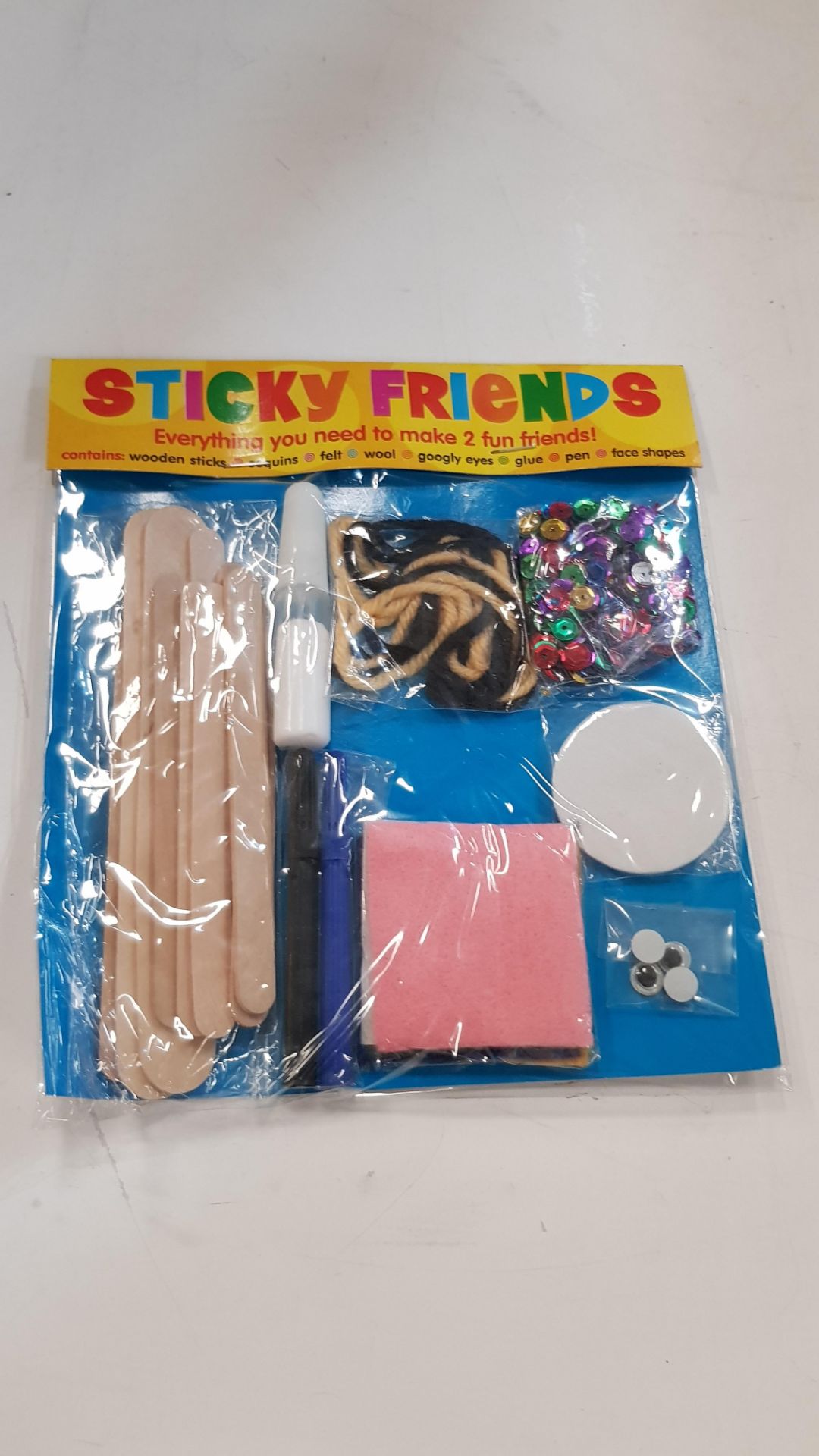 (R4C) Craft. Approx. 288 X Sticky Friends Craft (New) - Image 2 of 2