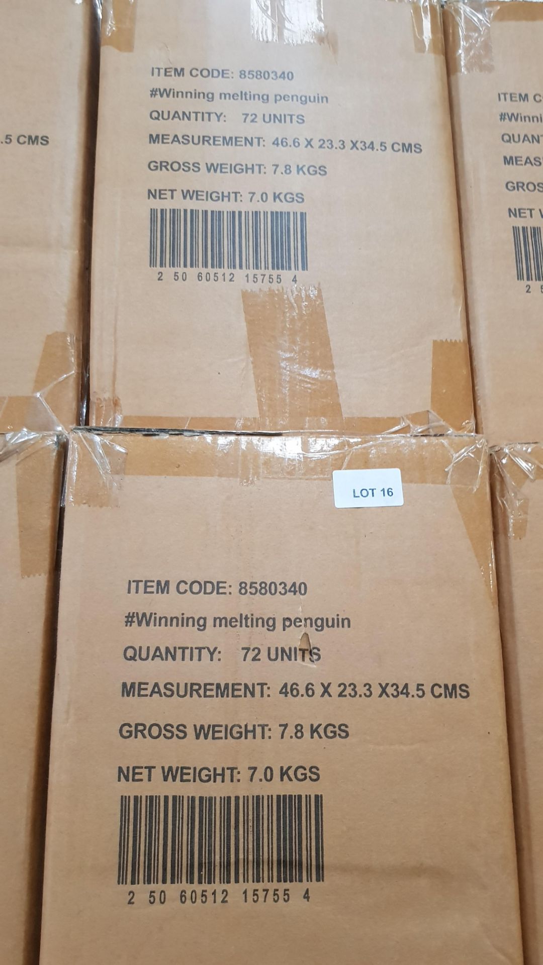 (R4C) Toys. 144 X #Winning Melting Penguin (RRP £6 Each) New / Sealed (Combined RRP £864)