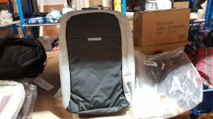 (R6G) Holdalls. 4 X Oscaurt Anti Theft Backpack Grey (RRP £60 Each) New