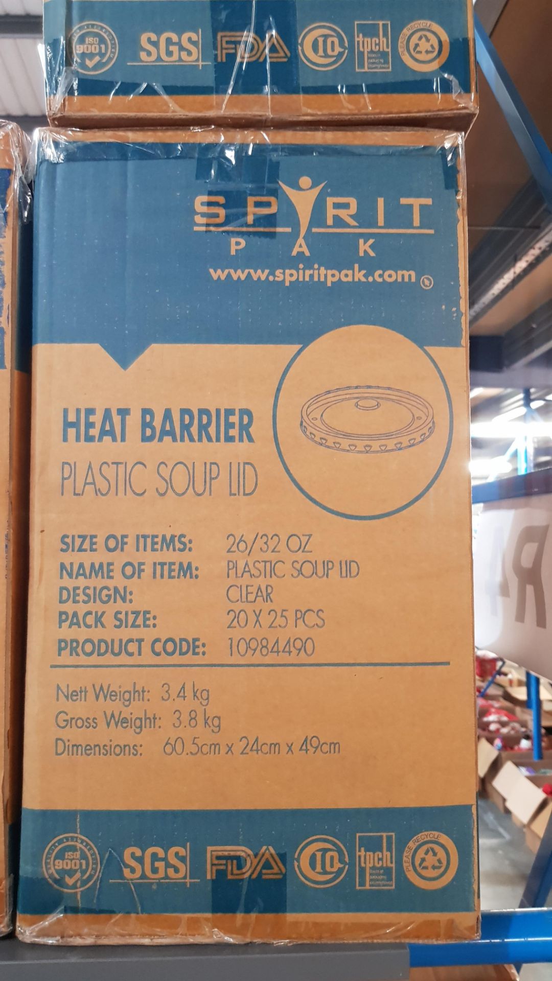 (R4A) Catering. Contents Of 2 Shelves. Approx. (60 X 25 Pieces) Spirit Pak Heat Barrier Paper Soup C - Image 4 of 5