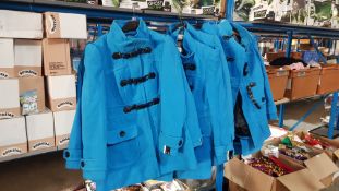 (R4F) Clothing. 11 X Atmosphere Coat (Blue). Size 14 (RRP £30 Each) New