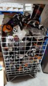 (R10A) Halloween. Contents Of Cage - Mixed Halloween Items To Include Light Up Ghost, Light Up Pump
