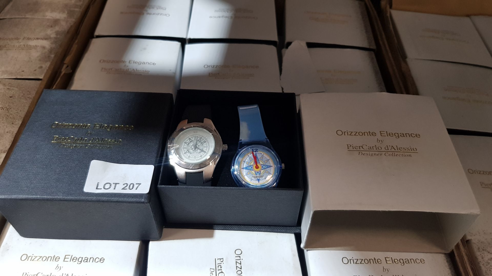 (R10B) Watches. 24 X Orizzonte Elegance by PierCarlo d’Alessio Dual Watch Set (New)