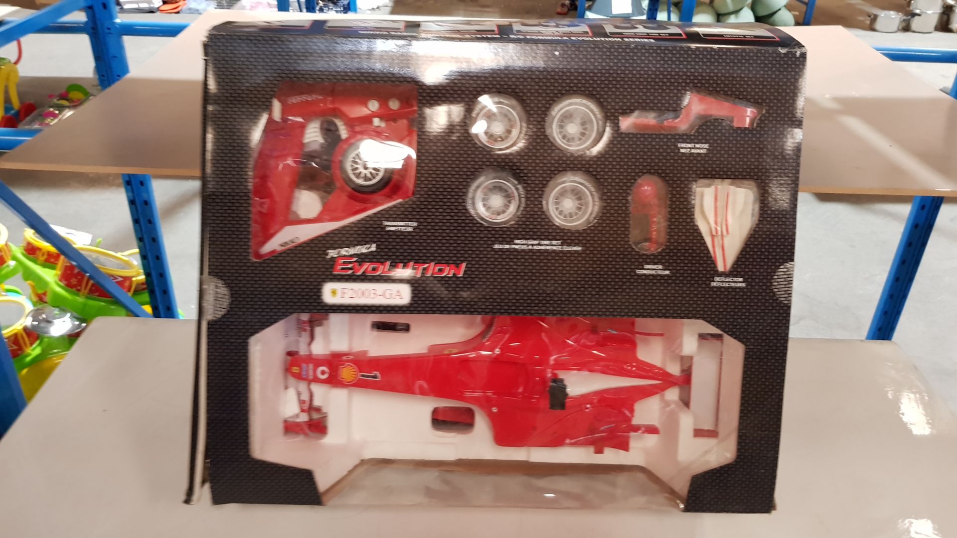 (R4M) Toys. 1 X Nikko Ferrari F2003-GA Formula Revolution RC System Car. (New – Box Slight Damage) - Image 4 of 4