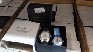 (R10B) Watches. 24 X Orizzonte Elegance by PierCarlo d’Alessio Dual Watch Set (New)