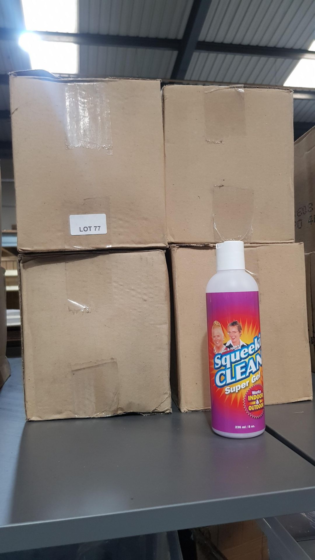 (R8A) Cleaning. Approx. 72 X Kim & Aggies Squeeki Clean Indoor / Outdoor Super Cleaning Gel (New)