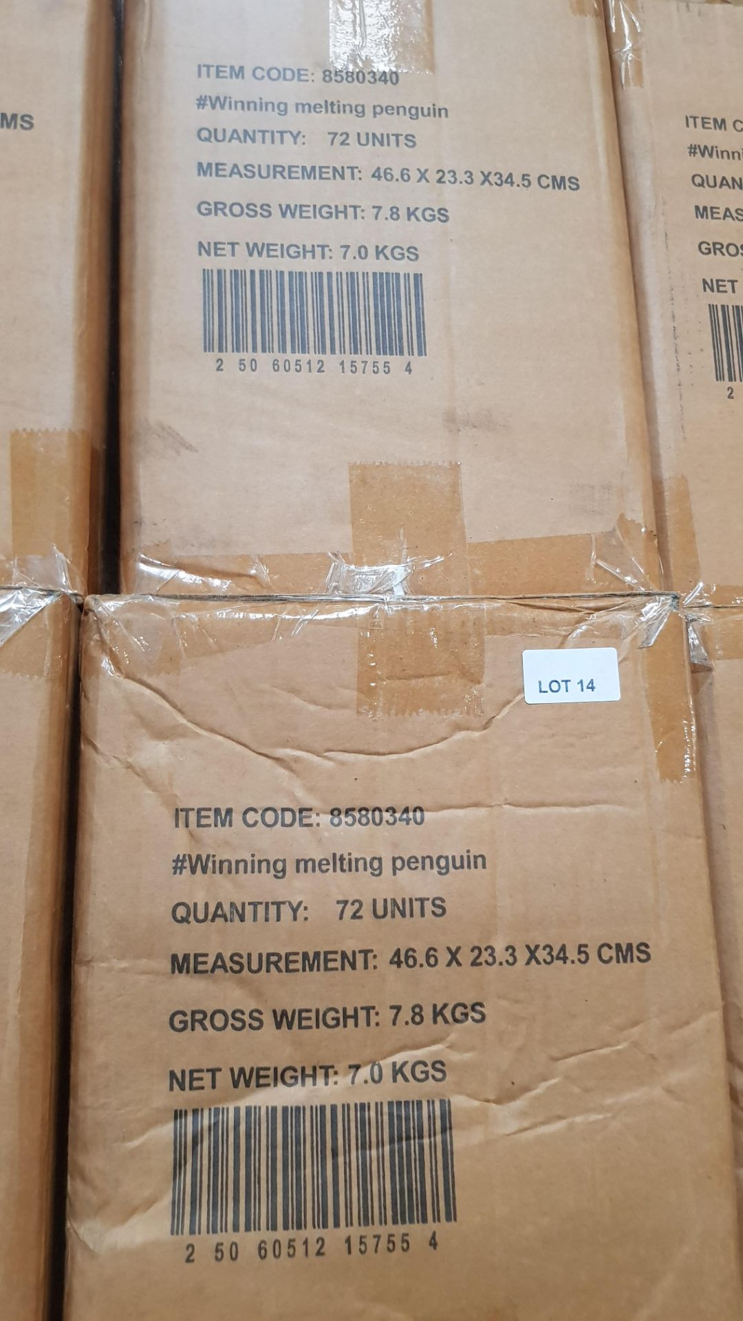 (R4C) Toys. 144 X #Winning Melting Penguin (RRP £6 Each) New / Sealed (Combined RRP £864)
