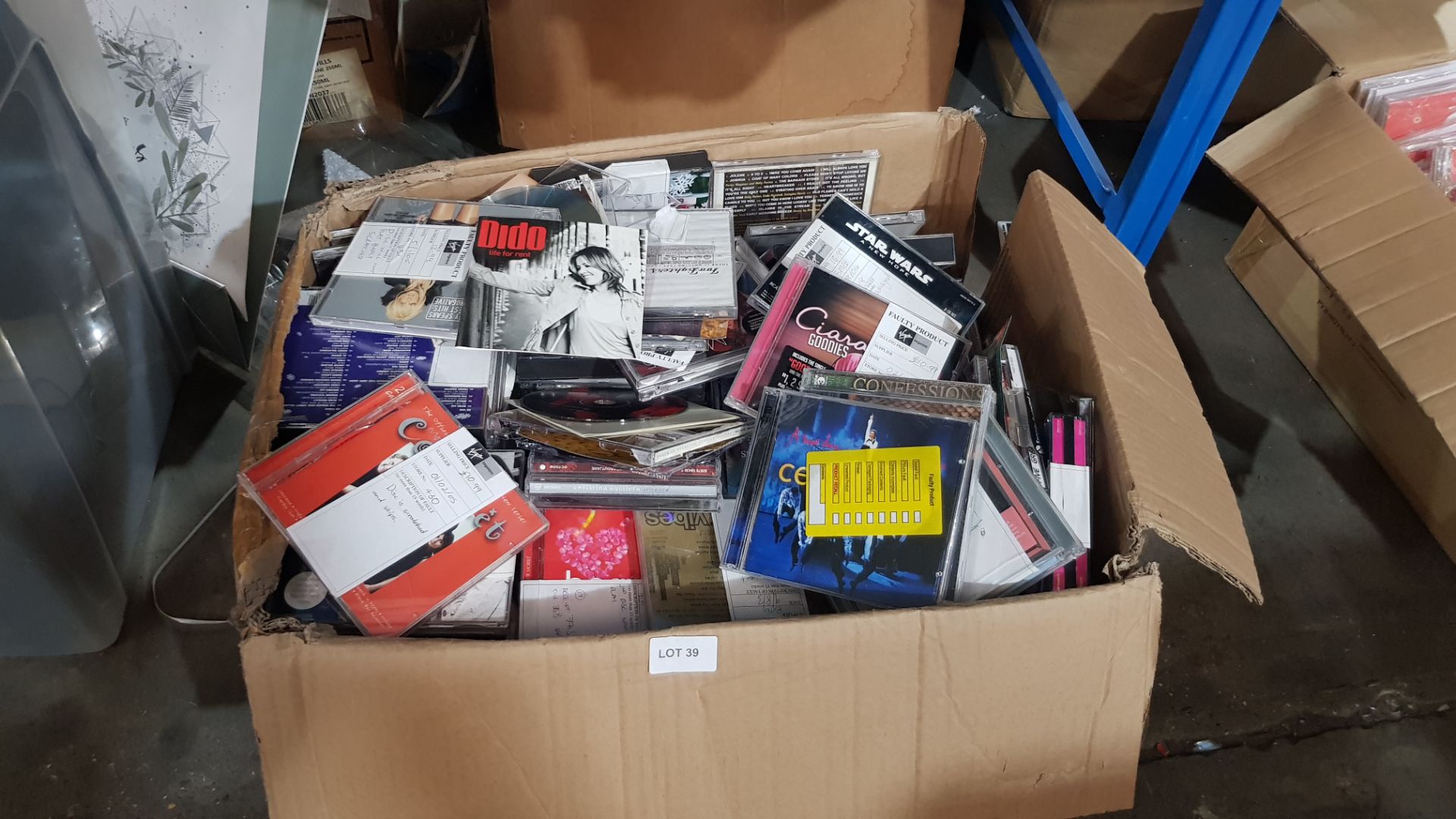 (R4H) Music. Contents Of Box : A Quantity Of Mixed Music CD’s With RTM Stickers
