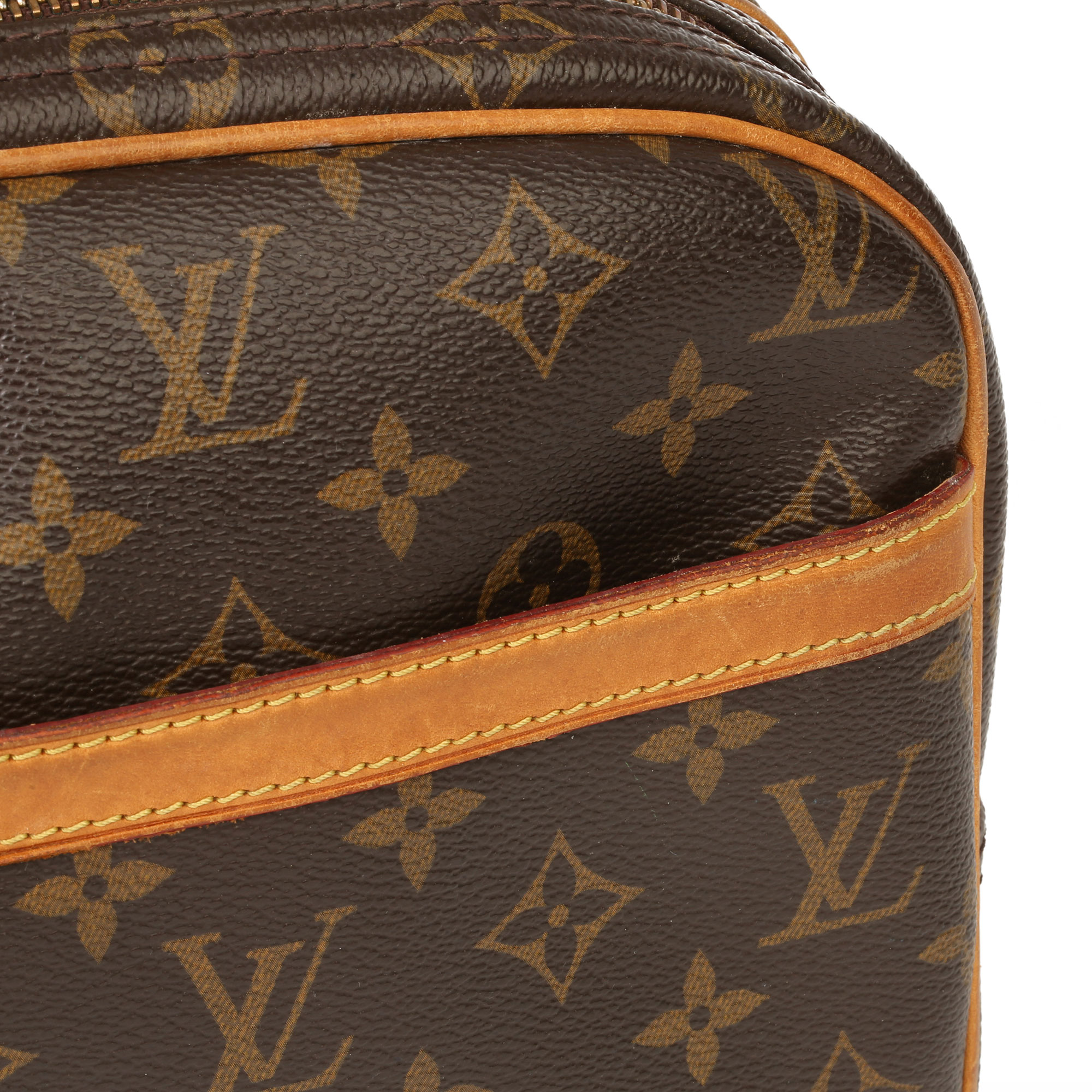 Louis Vuitton Brown Monogram Coated Canvas Reporter PM - Image 3 of 12