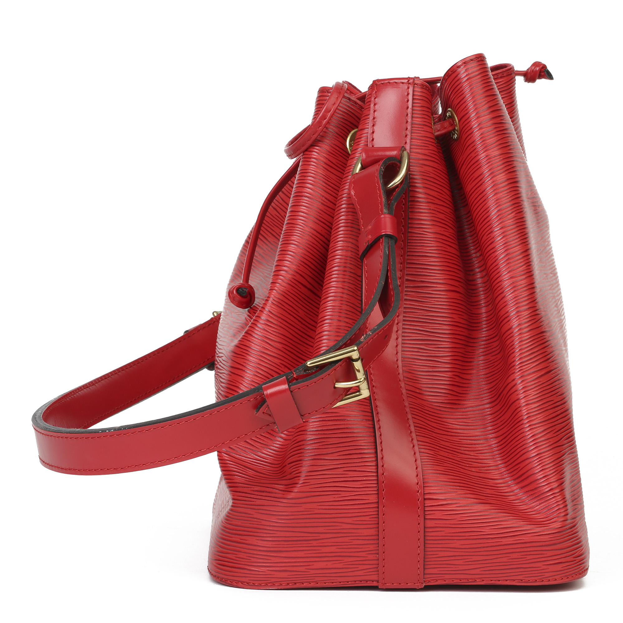 Louis Vuitton Red Epi Leather Vintage Petit Noé - Image 10 of 11