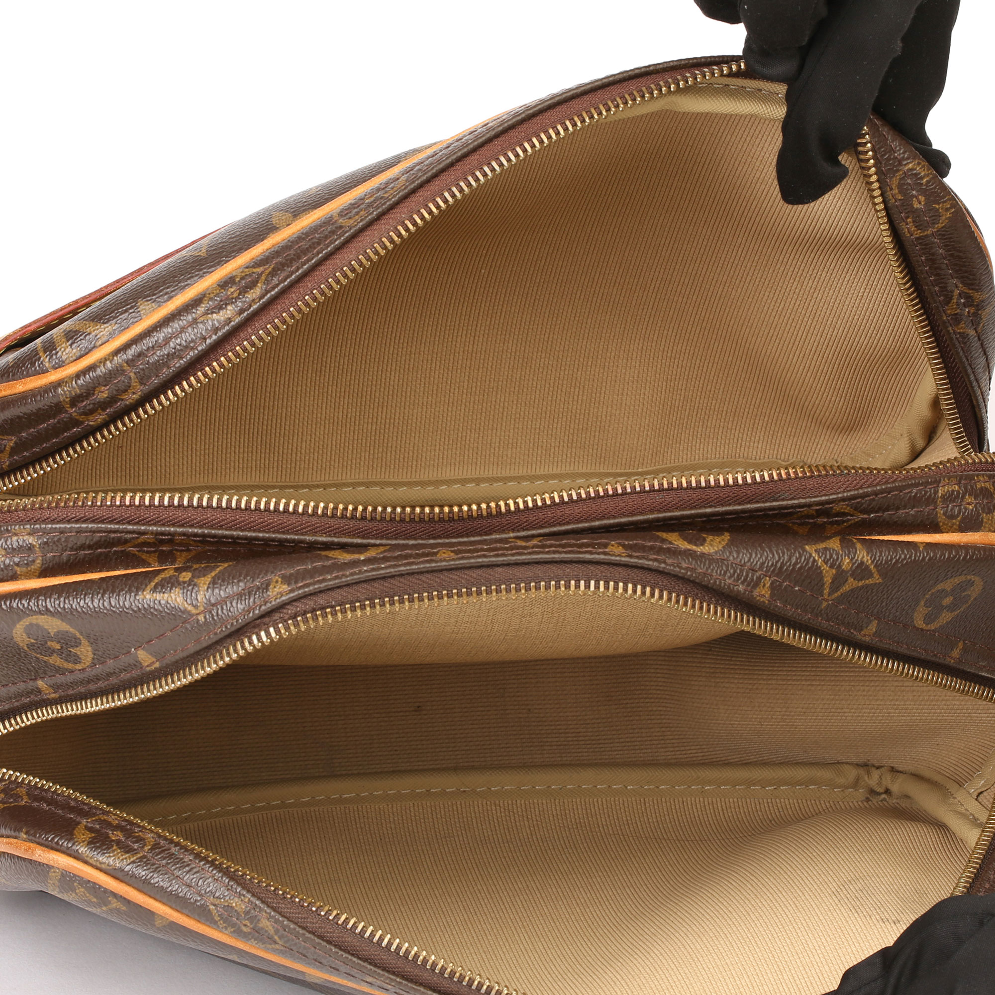 Louis Vuitton Brown Monogram Coated Canvas Reporter PM - Image 5 of 12