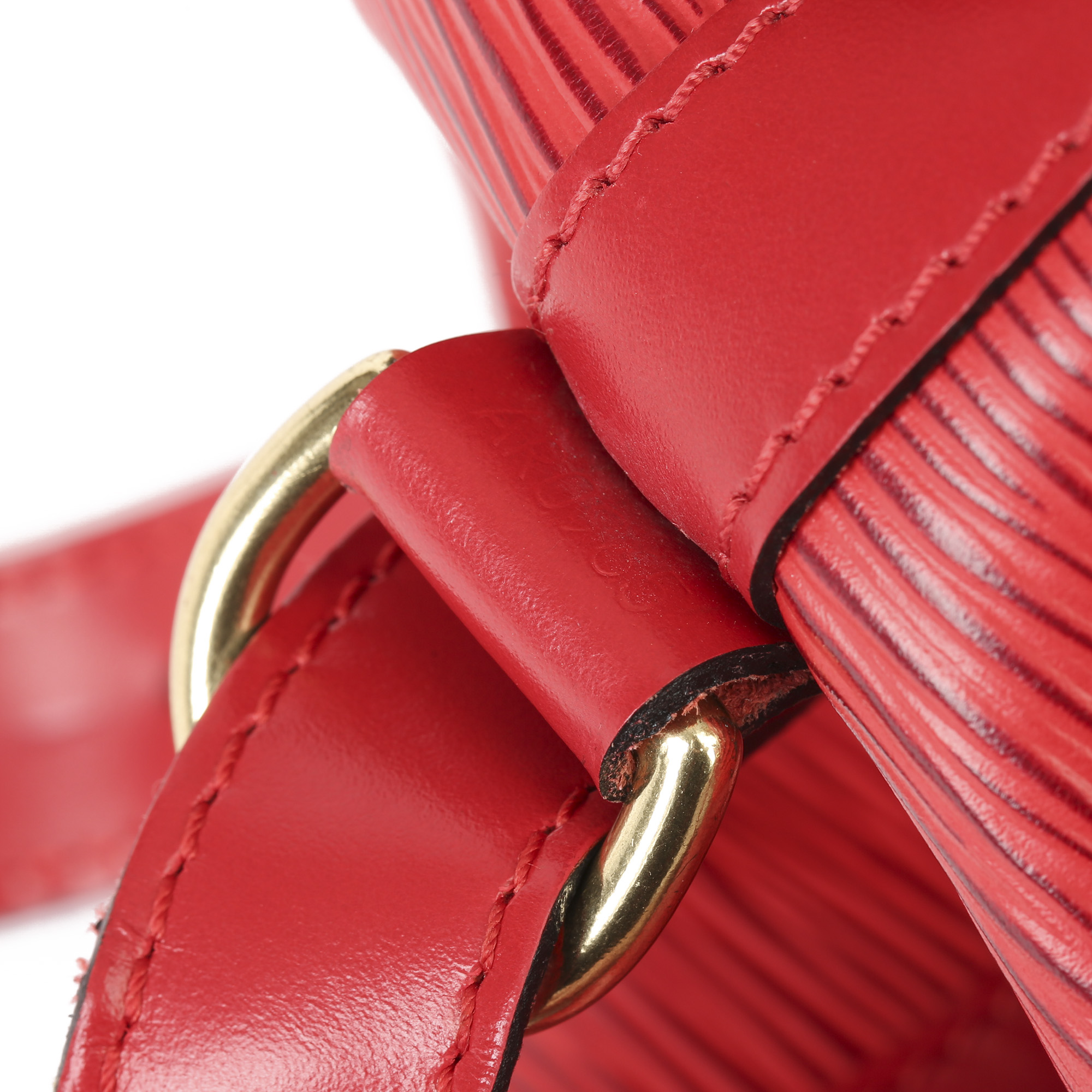 Louis Vuitton Red Epi Leather Vintage Petit Noé - Image 4 of 11