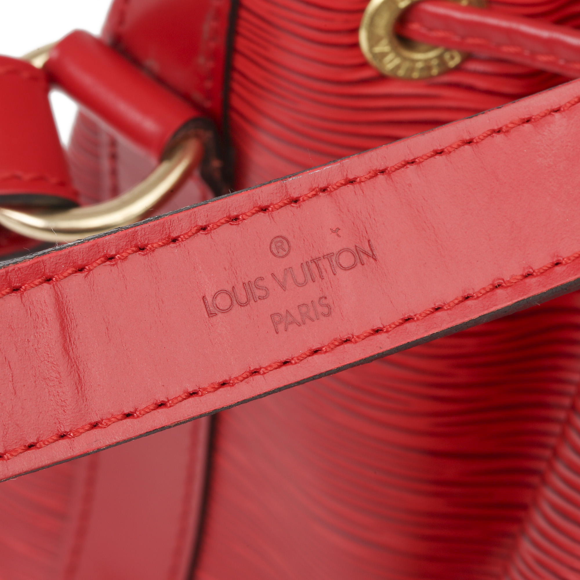 Louis Vuitton Red Epi Leather Vintage Petit Noé - Image 5 of 11