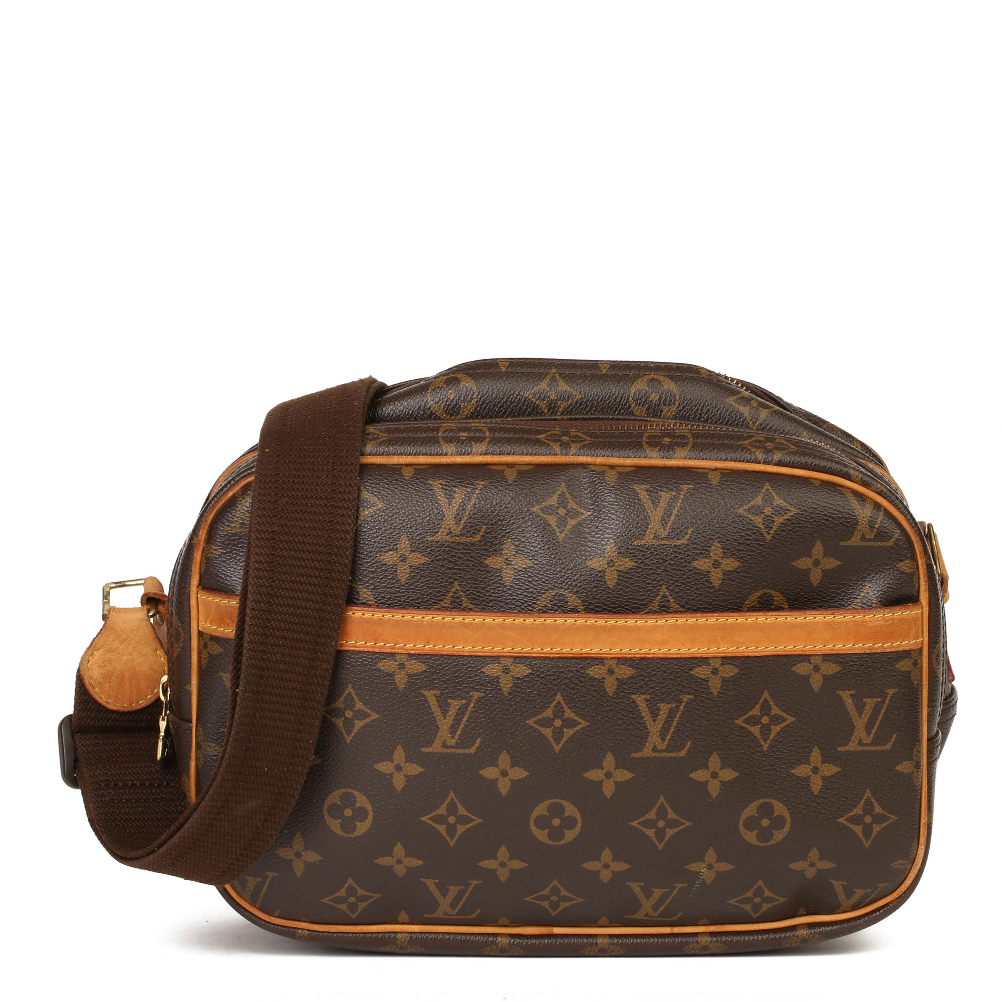 Louis Vuitton Brown Monogram Coated Canvas Reporter PM