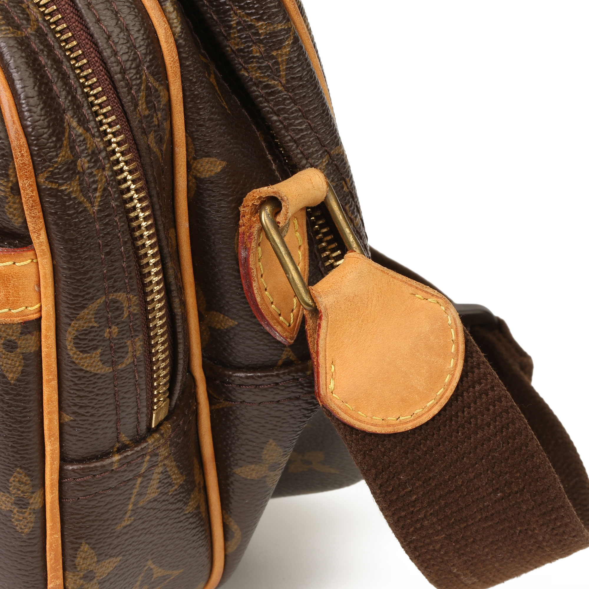 Louis Vuitton Brown Monogram Coated Canvas Reporter PM - Image 8 of 12