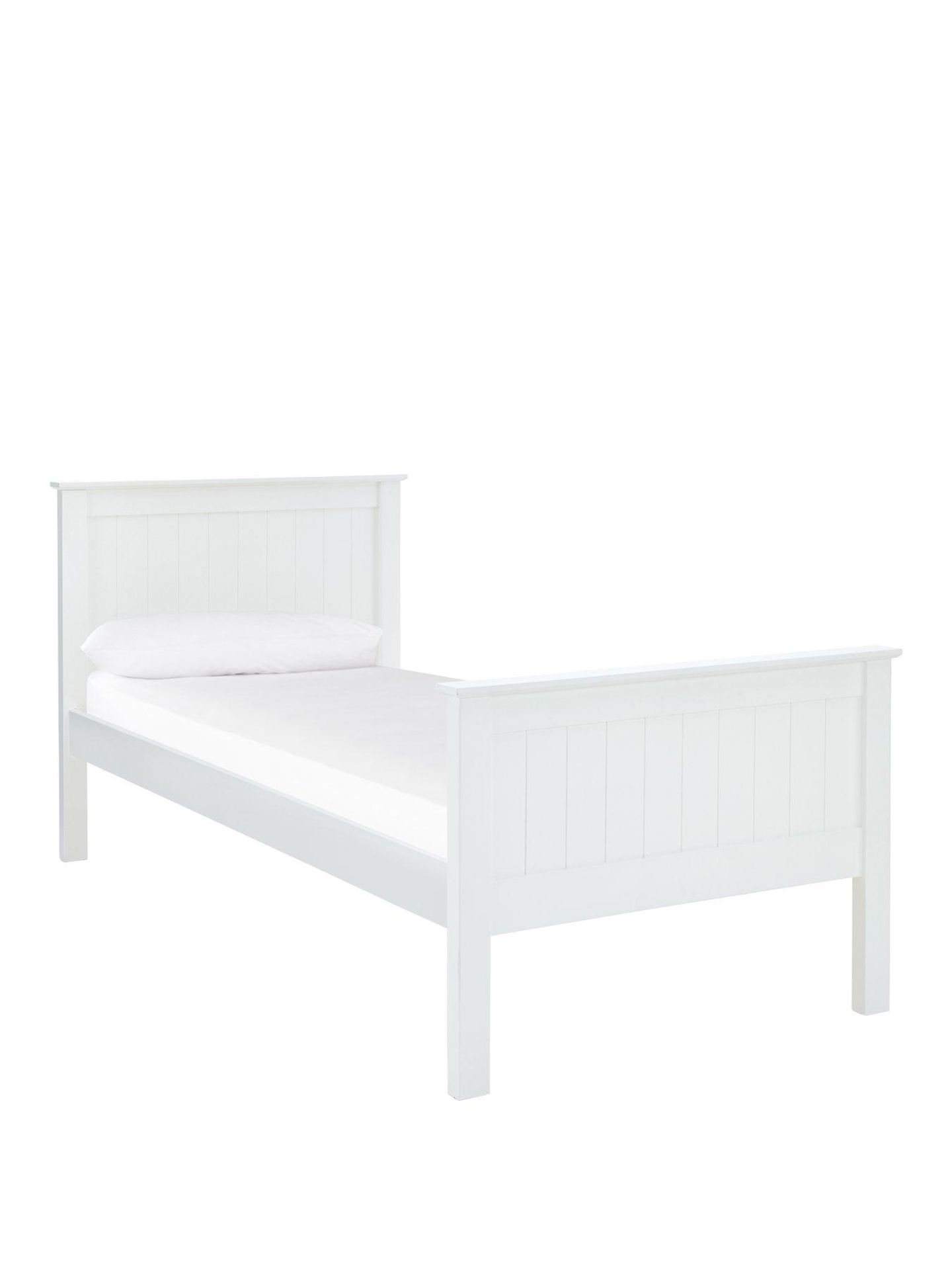 boxed item silent night jupiter single bed [white] 98x103x201cm rrp: £476.0