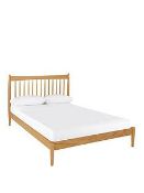boxed item croft king bed [oak] 0x0x0cm rrp: £682.0