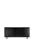 boxed item double faux leather headboard [black] 110x135x4cm rrp: £82.0