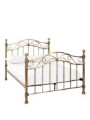 boxed item silentnight lilly king bed [brass] 120x163x214cm rrp: £826.0