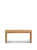 boxed item julian bowen coxmoor bench [oak] 45x101x32cm rrp: £142.0