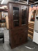 clifton display unit walnut