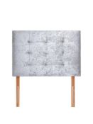 reign fabric headboard [silver] 150x136x5cm rrp: £130.0