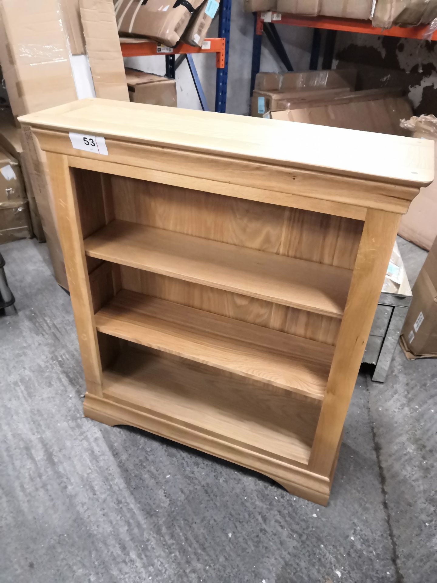 constance bookcase oak