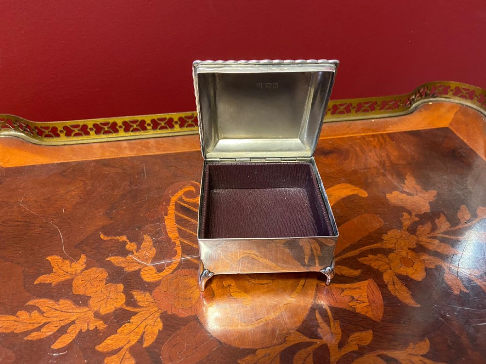 Silver and bone jewellery box, London 1928 - Image 3 of 3