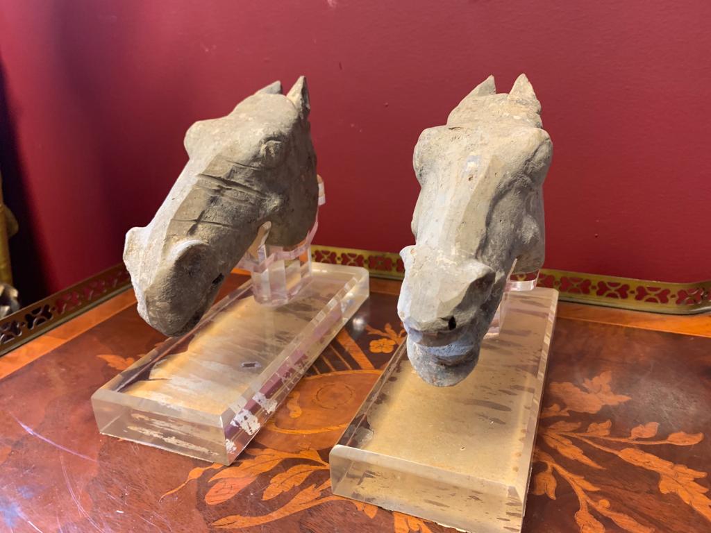 Two Chinese Moulded Horses Of Fine Quality - Image 6 of 7