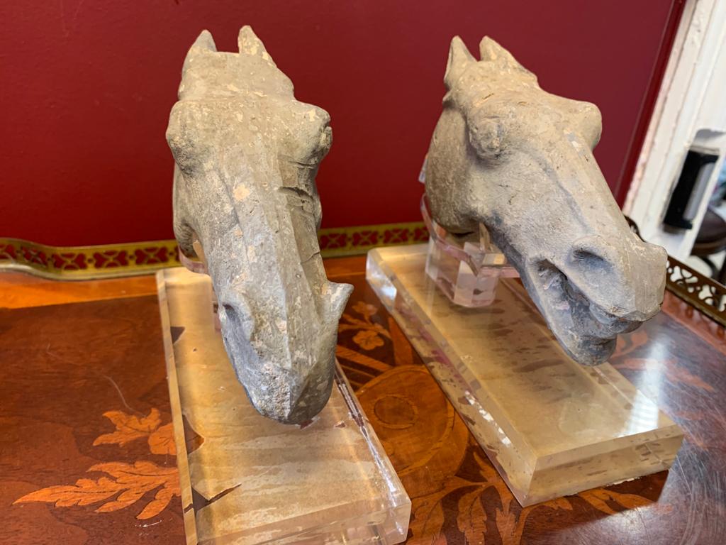 Two Chinese Moulded Horses Of Fine Quality - Image 7 of 7