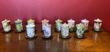 Twelve Japanese Porcelain Teacups