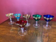 Six Up Glasses, Antonio Salviati