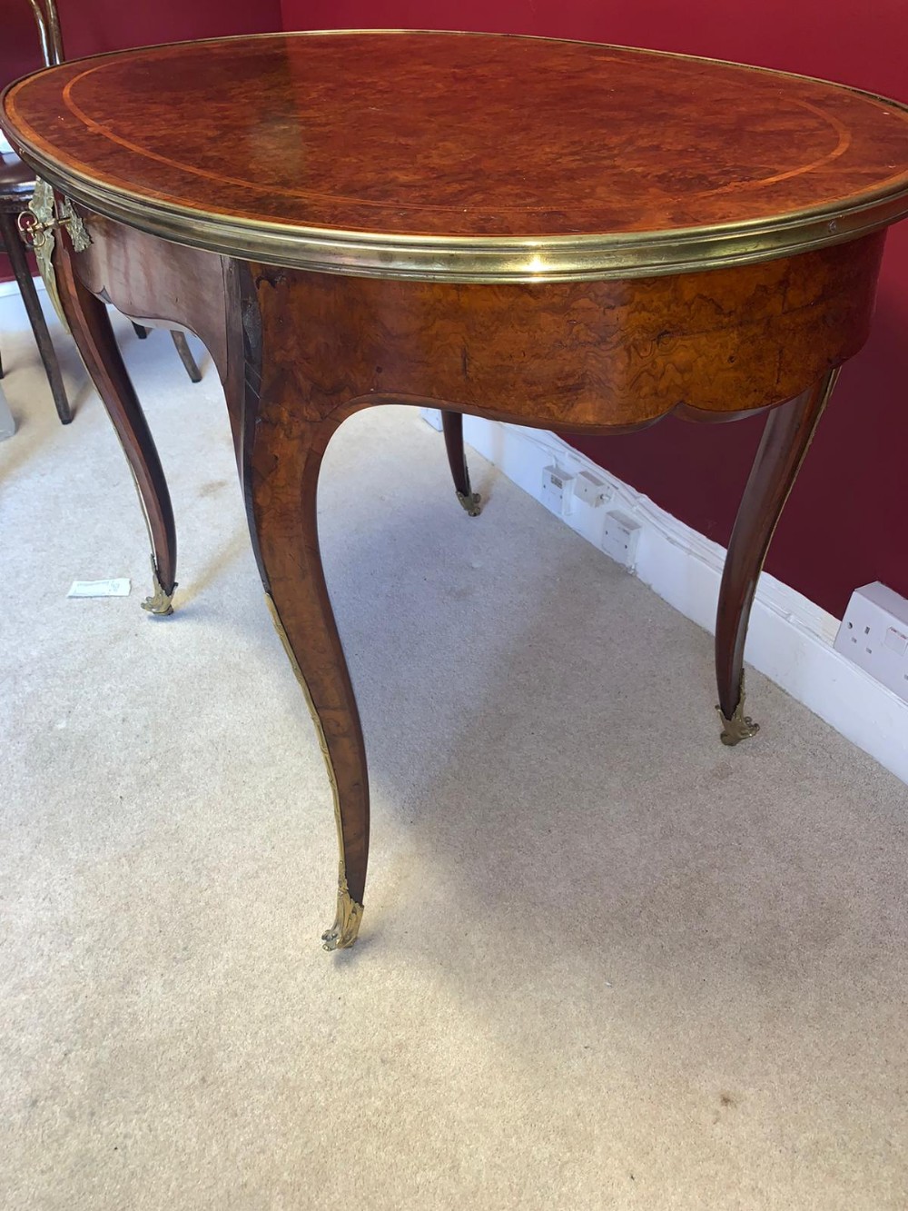 Gillows, Late 19th Century Mahogany Writing Table, Signed Gillows - Image 6 of 7