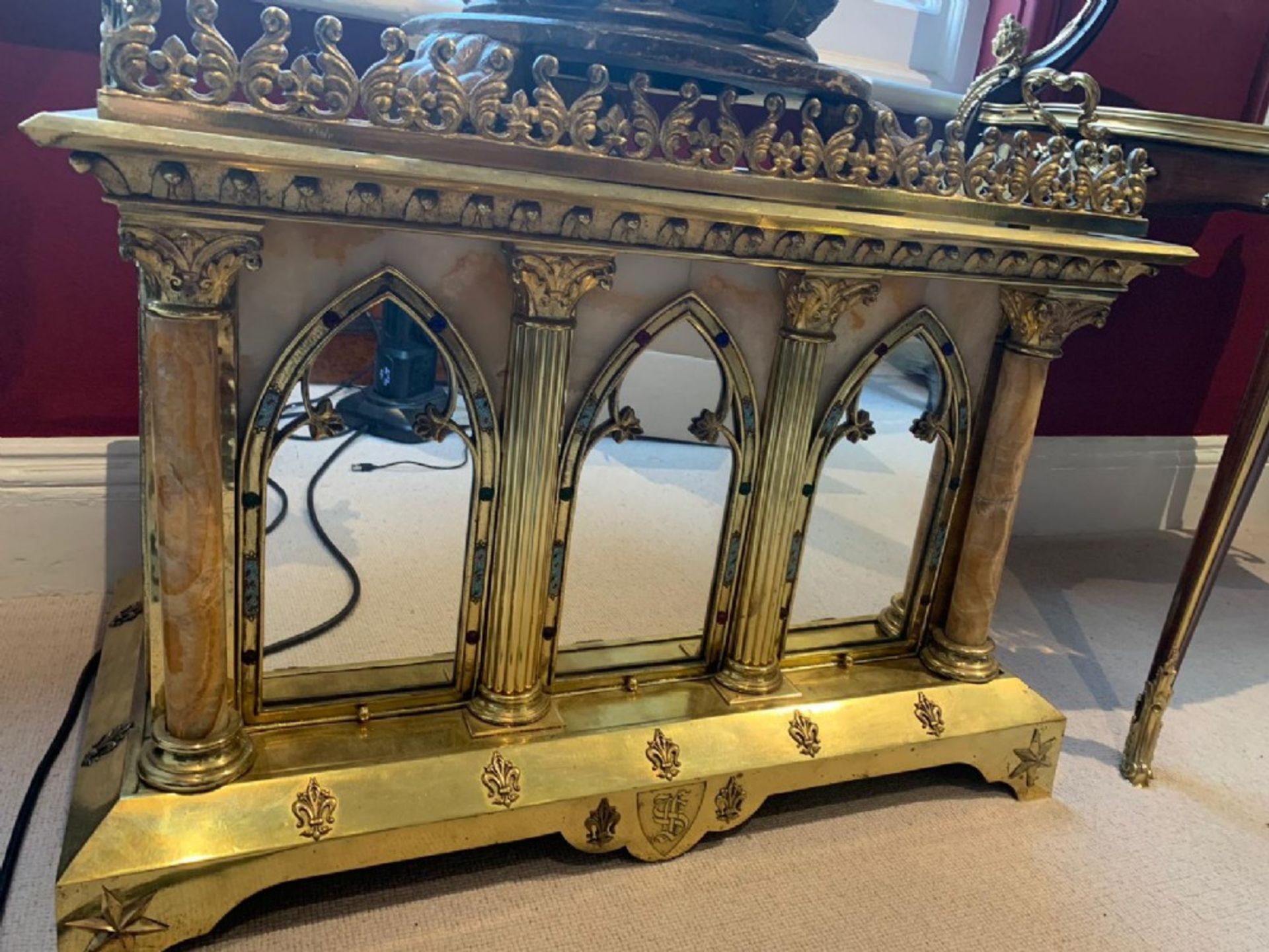 Planters With Marble And Enamel A W N Pugin Gothic Revival Circa 1860. - Image 5 of 10