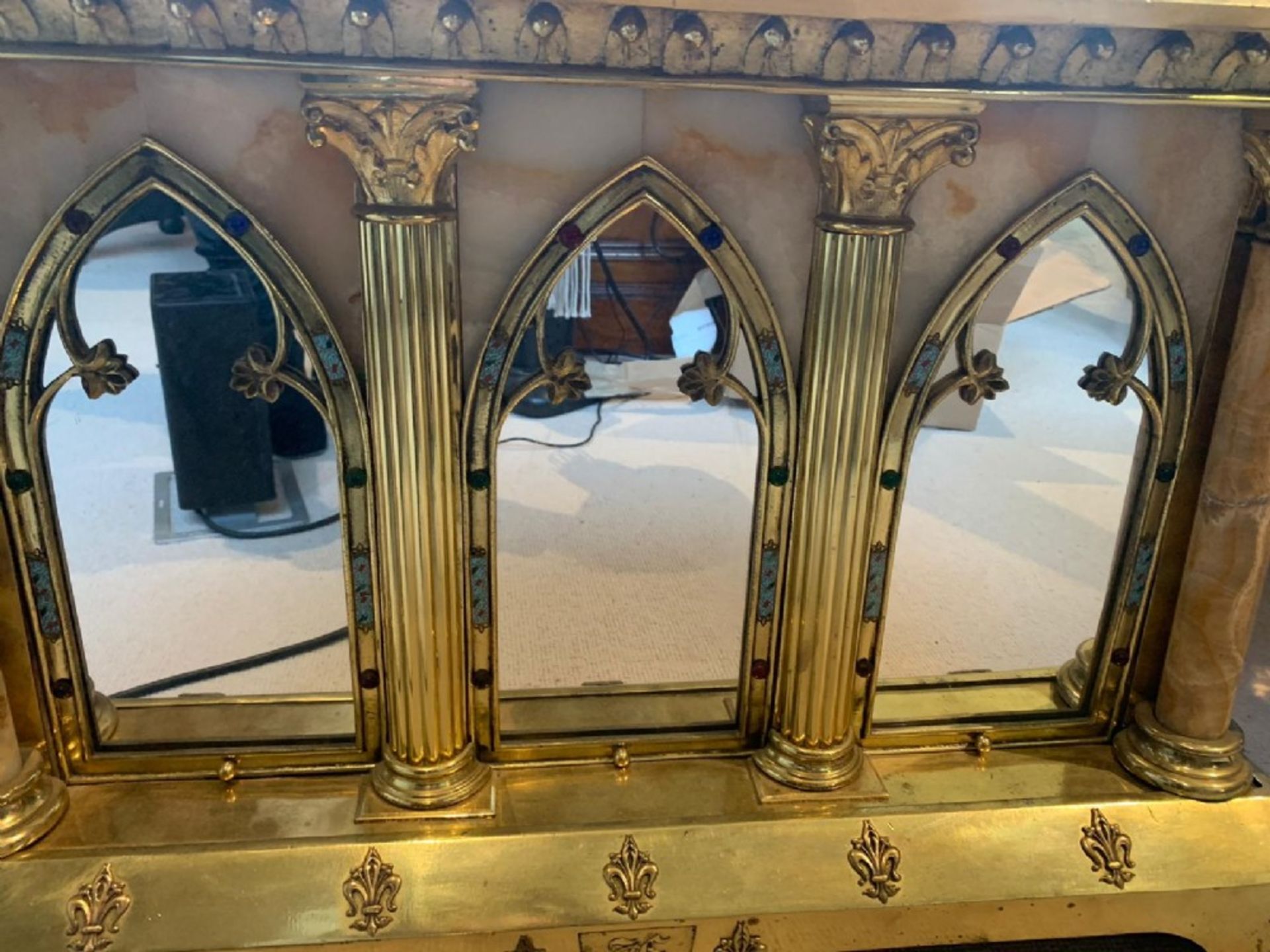 Planters With Marble And Enamel A W N Pugin Gothic Revival Circa 1860. - Image 3 of 10