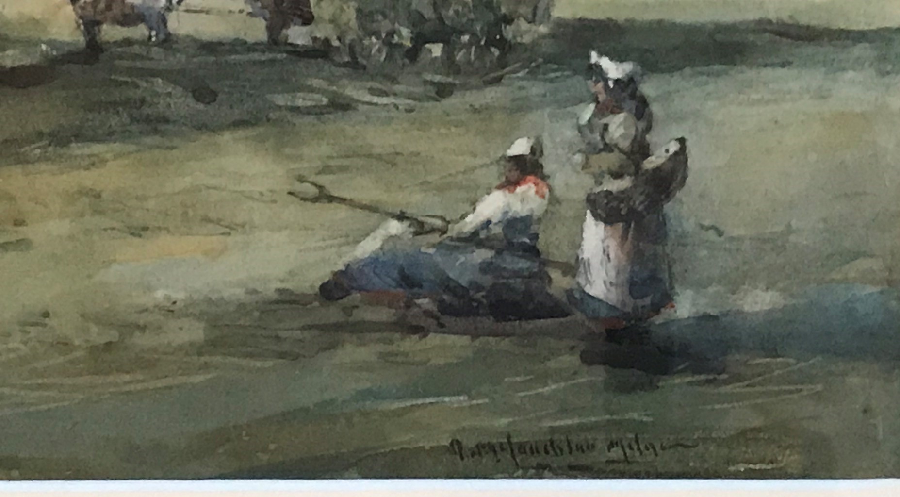 Bend in the River watercolour by Scottish artist John Maclauchlan Milne 1886-1957 Exhib R.S.A, R.A - Image 2 of 4