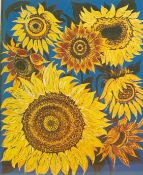 Sue Clark Limited edition screen print “Sunflowers”