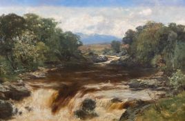 David Farquharson signed oil painting Scottish view “ Glen Nevis”