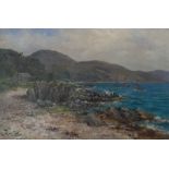 John D Taylor 1876-1890 Scottish signed oil “Glenelg Shoreline”