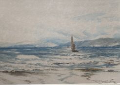 James Morris (Scottish 1857-1942) signed watercolour “Loch Sunart “