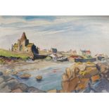 Watercolour signed G. M. Craig, (Gertrude Mary) Iona