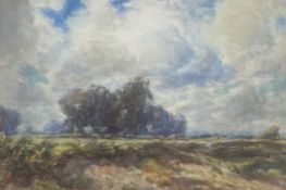 Thomas W Morley 1859-1925 “On Hayes Common” signed watercolour