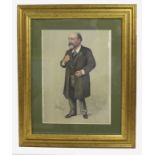 Spy Print Gentleman Mounted Framed