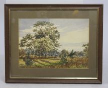 Edwardian English Landscape Watercolour