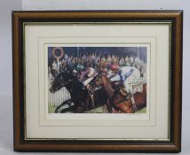 Signed William Nassau Horse Racing Limited Edition Print