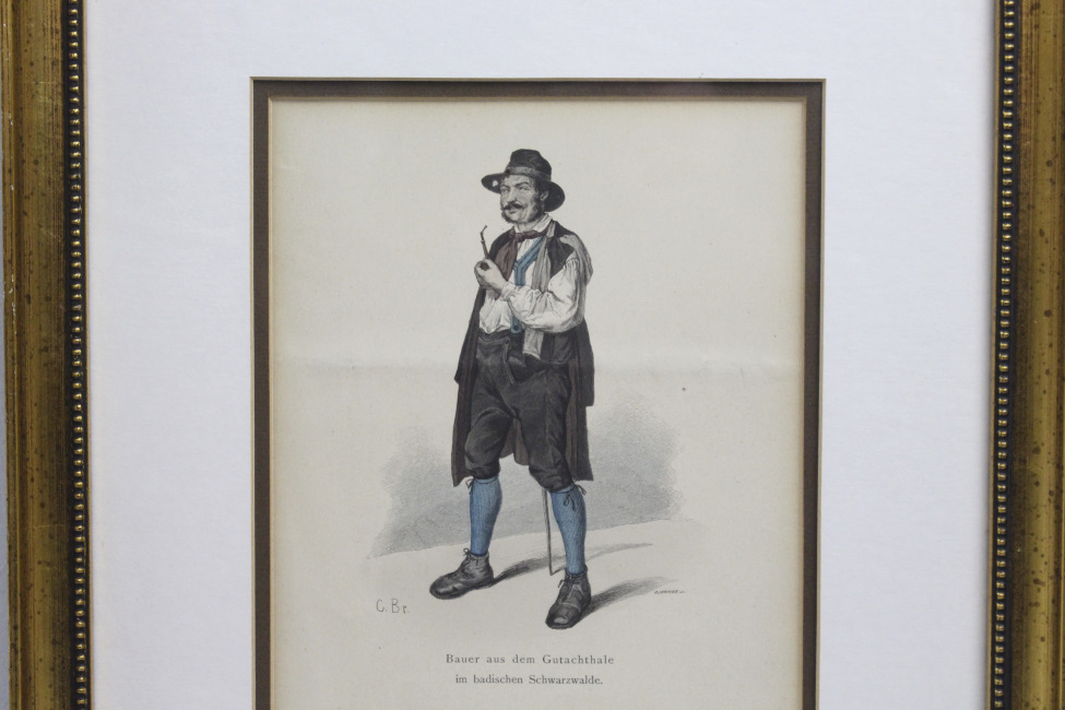 Bauer aus dem Gutachthale Print Set in Frame - Image 2 of 4